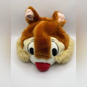 Vintage Disney Parks CHIP & DALE Chipmunk Plush Hat Youth Adjustable NWOT